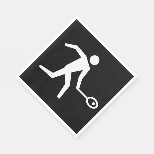 Pictogram spuitspeler servet (Hoek)