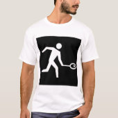 Pictogram spuitspeler t-shirt (Voorkant)