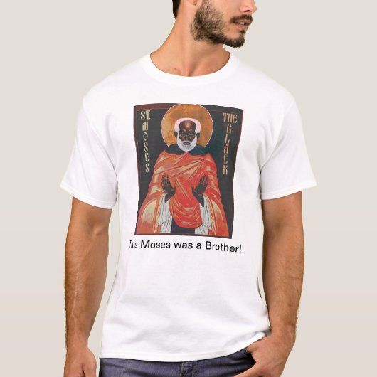 Pictogram St. Moses the Black T-shirt (Voorkant)