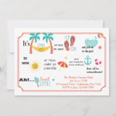 Pictogram Summertime Basis uitnodiging (Voorkant)