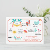 Pictogram Summertime Basis uitnodiging (Staand voorkant)