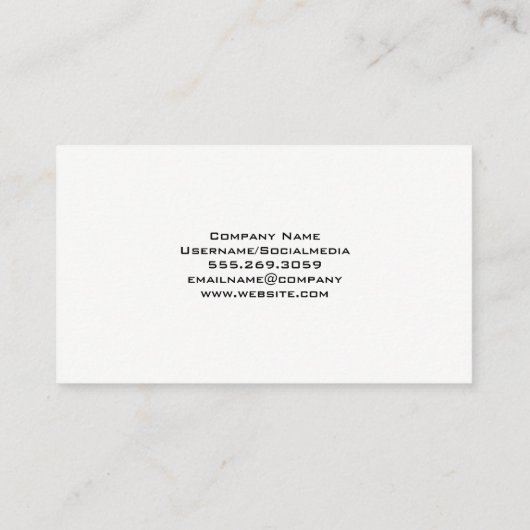 Pictogram Tandheelkundige hulpmiddelen | gezondhei Visitekaartje (Achterkant)