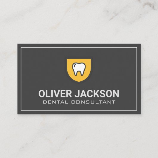 Pictogram Test Shield Visitekaartje (Voorkant)