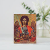 Pictogram van de Angel Michael, Grieks, 18e eeuw Briefkaart (Staand voorkant)