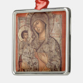 Pictogram van de blote maagd met drie handen metalen ornament (Links)