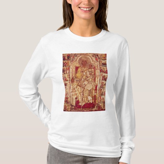 Pictogram van de Maagd en het Kind, c.1300 T-shirt (Voorkant)