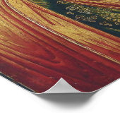 Pictogram van de moeder van God Hodigitria Poster (Hoek)