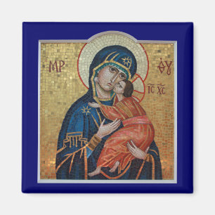 Pictogram van de Theotokos magnet