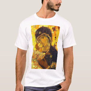 Pictogram van de theotokos van Vladimir T-shirt