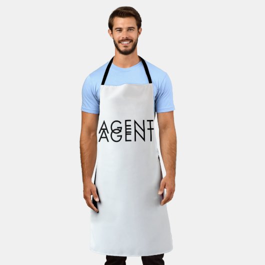 Pictogram van dubbele agent schort (Gedragen)