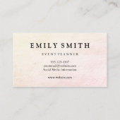 Pictogram van glas uit wijn visitekaartje (Achterkant)