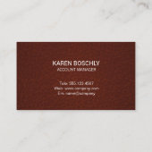 Pictogram van kantoorgebouw | Leerstructuur Visitekaartje (Achterkant)