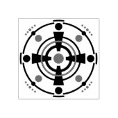 Pictogram van Kornkreis Piktogramm/gewas-cirkel pi Rubberstempel (Afrduk)