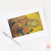 Pictogram van Maagd Mary Foto afdrukken Rechthoekige Sticker (Envelop)