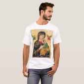Pictogram van Mary met Jezus T-shirt (Voorkant volledig)