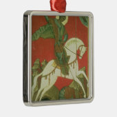 Pictogram van St. George en de Draak Metalen Ornament (Rechts)