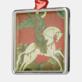 Pictogram van St. George en de Draak Metalen Ornament (Links)
