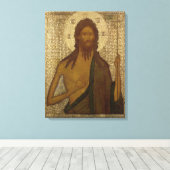 Pictogram van St. John de Forerunner Canvas Afdruk (Insitu (Houten vloer))