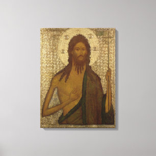 Pictogram van St. John de Forerunner Canvas Afdruk