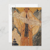 Pictogram van St. Sabas van Jeruzalem, 1572 Briefkaart (Voorkant / Achterkant)