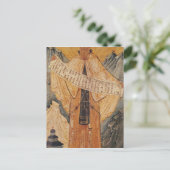 Pictogram van St. Sabas van Jeruzalem, 1572 Briefkaart (Staand voorkant)