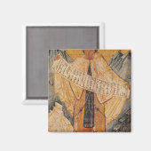 Pictogram van St. Sabas van Jeruzalem, 1572 Magneet (Voorkant / Achterkant)