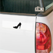 pictogram van stiletto met hoge hak bumpersticker (Op Truck)