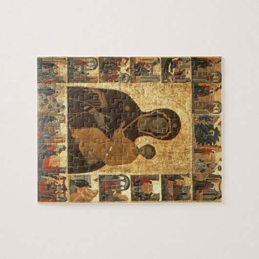 Pictogram Virgin Hodegetria van Smolensk, c.1450 ( Legpuzzel (Horizontaal)