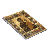 Pictogram Virgin Hodegetria van Smolensk, c.1450 ( Notitieboek (Rechterzijde)