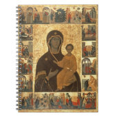 Pictogram Virgin Hodegetria van Smolensk, c.1450 ( Notitieboek (Voorkant)