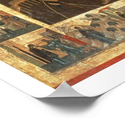 Pictogram Virgin Hodegetria van Smolensk, c.1450 ( Poster (Hoek)