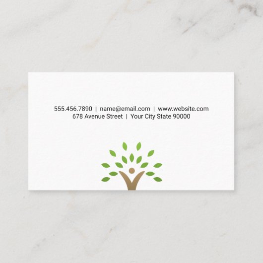 Pictogram Visitekaartje (Achterkant)