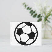 pictogram voetbal briefkaart (Staand voorkant)