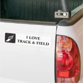 Pictogram volgen en veld bumpersticker (Op Truck)