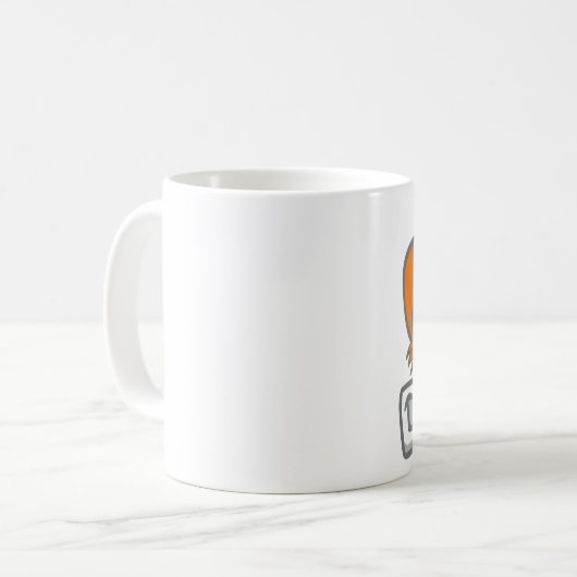 Pictogram voor aap koffiemok (Voorkant links)