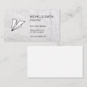 Pictogram voor bedrijfspapier/vlak visitekaartje (Voorkant / Achterkant)