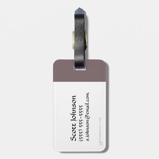 Pictogram voor films in het zijspoor bagagelabel (Achterkant verticaal)