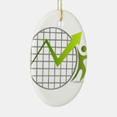 Pictogram voor financieel advies keramisch ornament (Rechts)