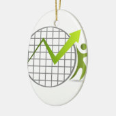 Pictogram voor financieel advies keramisch ornament (Links)