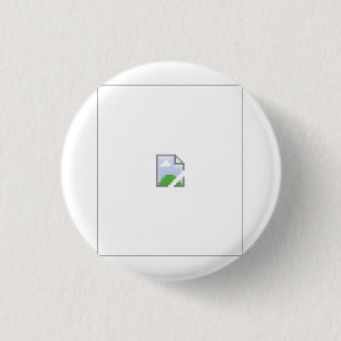Pictogram voor gebroken internetAfbeelding Ronde Button 3,2 Cm