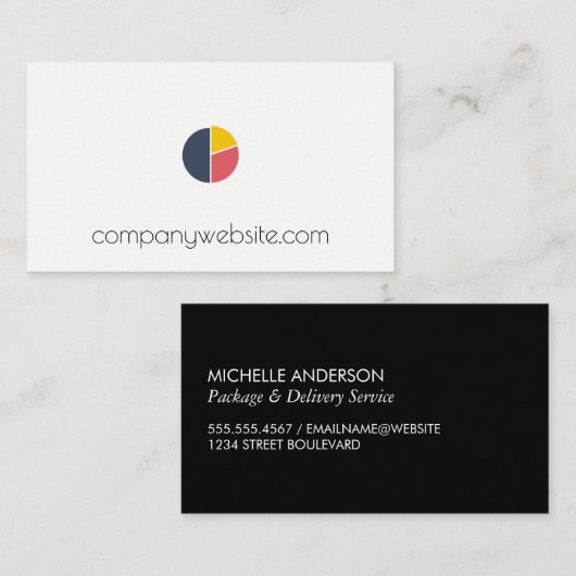 Pictogram voor grafiek visitekaartje (Voorkant / Achterkant)