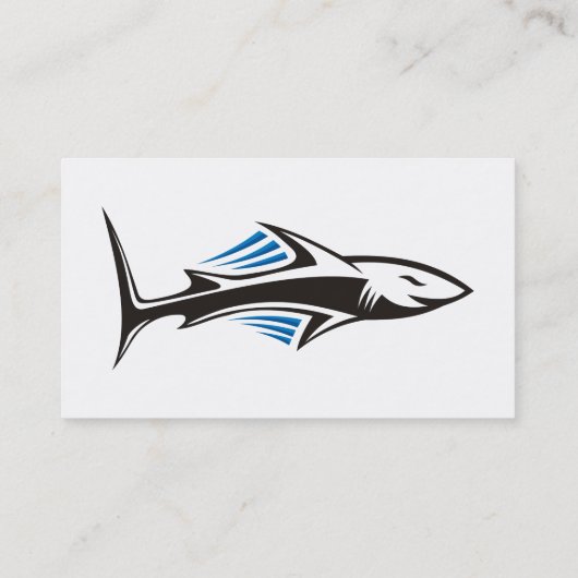 Pictogram voor haaienstammen 1 visitekaartje (Achterkant)