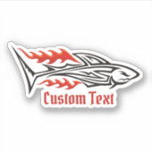 Pictogram voor haaienstammen 2 sticker (Voorkant)