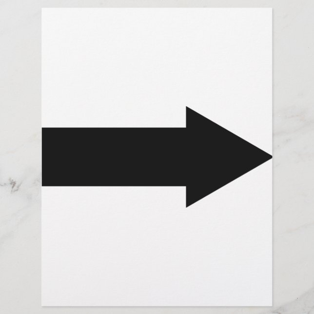 pictogram voor het zwarte pijlrechts (Voorkant)