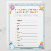 Pictogram voor kinderverhaal [Basics Blue] Briefhoofd (Voorkant / Achterkant)