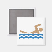 Pictogram voor kleurenzwemmen magneet (Voorkant / Achterkant)