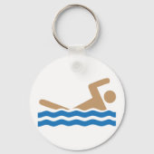 Pictogram voor kleurenzwemmen sleutelhanger (Voorkant)