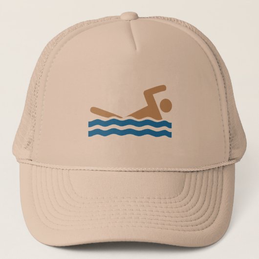 Pictogram voor kleurenzwemmen trucker pet (Voorkant)