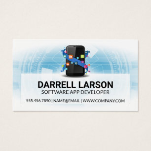 Pictogram voor mobiele toepassingen   Technologie Visitekaartje