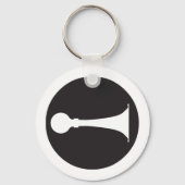 Pictogram voor paarden sleutelhanger (Voorkant)